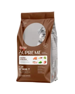 Ração Quatree Supreme Cães Sênior +7 Raças Pequenas Frango e Salmão