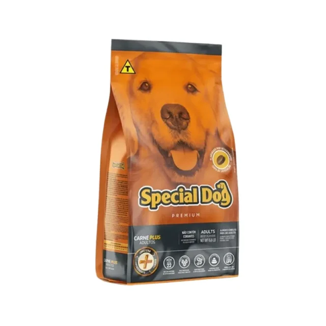 Ração Special Dog para Cães Adultos Sabor Carne Plus