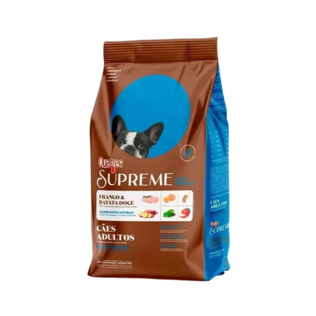 Ração Quatree Supreme Cães Adultos Raças Pequenas Frango e Batata Doce