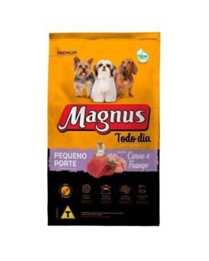 Magnus Premium Todo Dia Cães Adultos Pequeno Porte Sabor Carne E Frango
