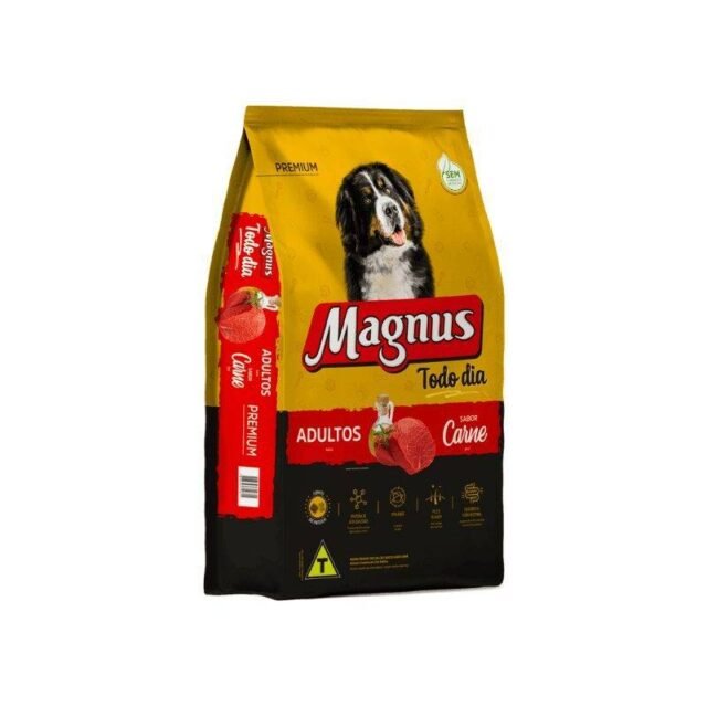 Magnus Premium Todo Dia Cães Adultos Sabor Carne