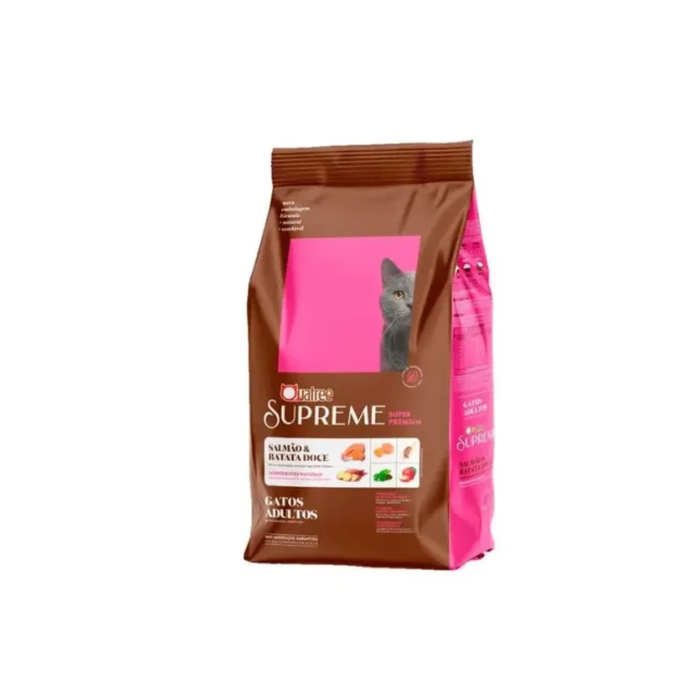 Ração Quatree Supreme Gatos Adultos Salmão e Batata doce
