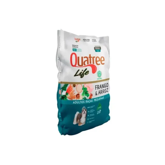 Ração Quatree Life Cães Adultos Raças Pequenas Frango e Arroz