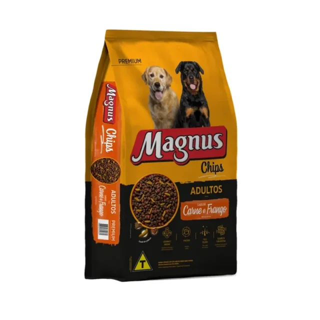 Magnus Premium Chips Alimento completo para cães adultos