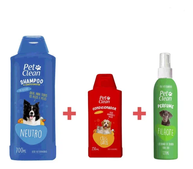Kit Pop Pet Clean Shampoo, Condicionador e Perfume - Imagem 2