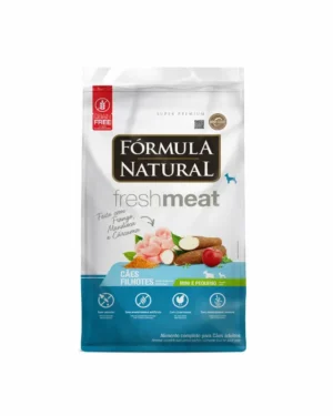 Fórmula Natural Fresh Meat Cães Filhotes Portes Mini E Pequeno Sabor Frango
