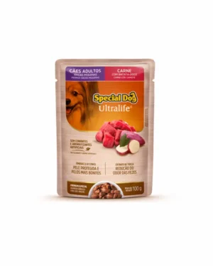 Ração Úmida Special Dog Sachê Carne para Cães Raças Pequenas