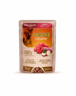Ração Úmida Special Dog Sachê Carne para Cães Adultos