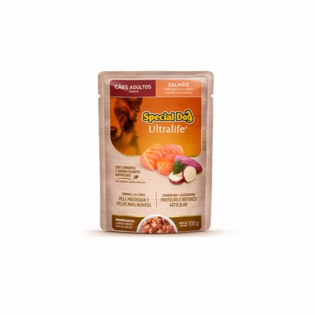 Sachê Special Dog Ultralife Salmão Para Cães Adultos