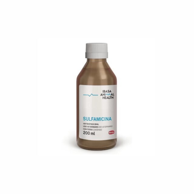Sulfamicina Ibasa 200ml - Antibiótico Uso Oral de Sulfadimetoxina e Neomicina - Imagem 2