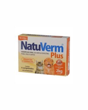 Natu Vermífugo Plus Comprimidos 132mg
